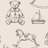 Vintage Nursery Wallpaper