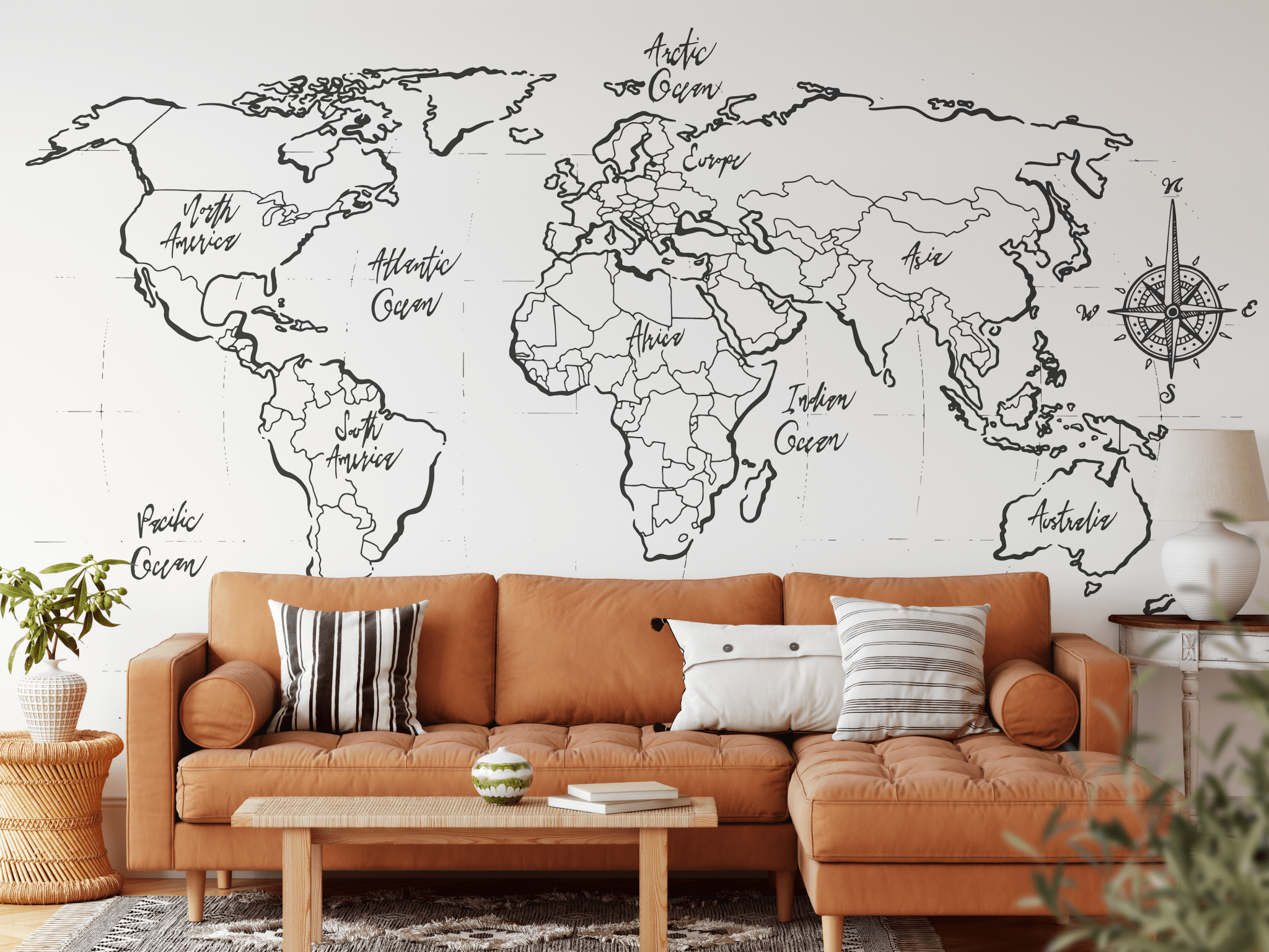 Voyager Map Wall Mural