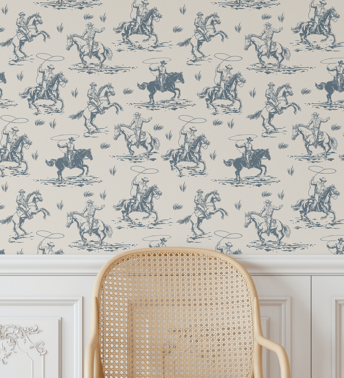 western theme wallpaper, vintage western wall paper, cowboy decor