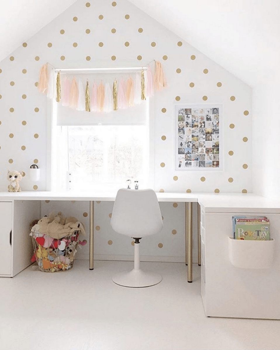 Polka dot wall hot sale decals for nursery