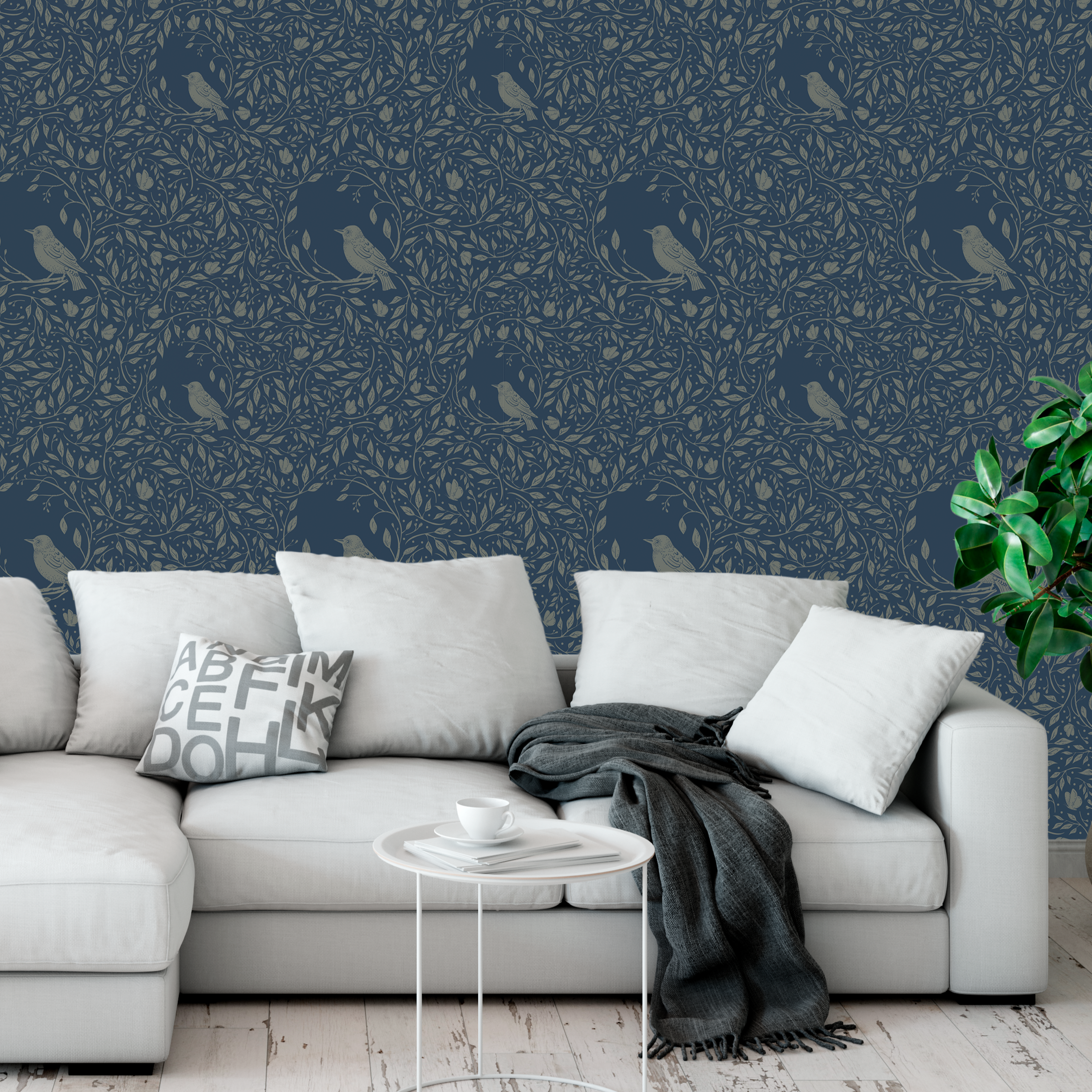floral bird removable wallpaper Peel and stick wallpaper, wallpaper, peel and stick wall paper