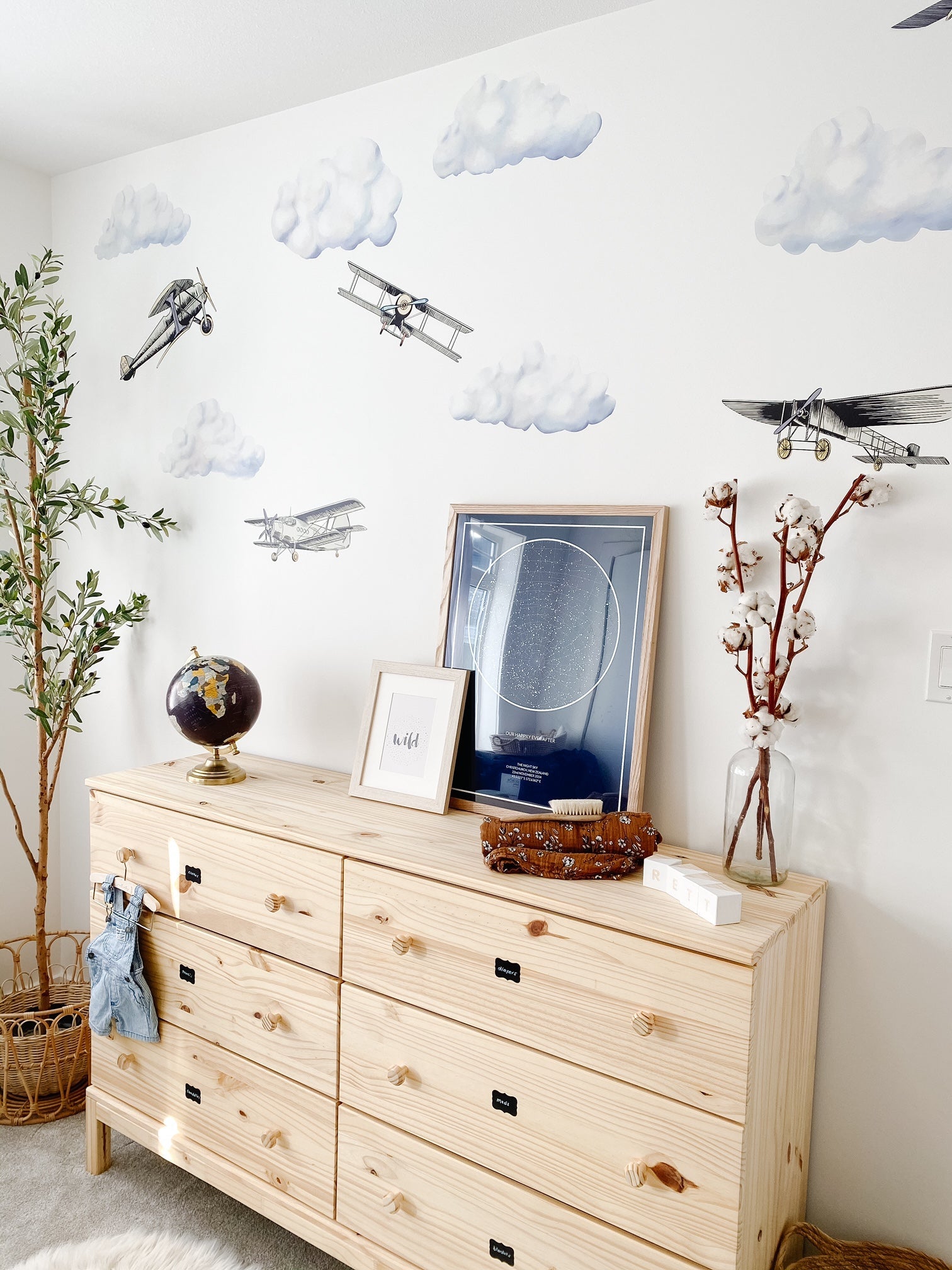 All That is Wright Airplane Decals, Kids Wall Decals, Rocky Mountain Decals