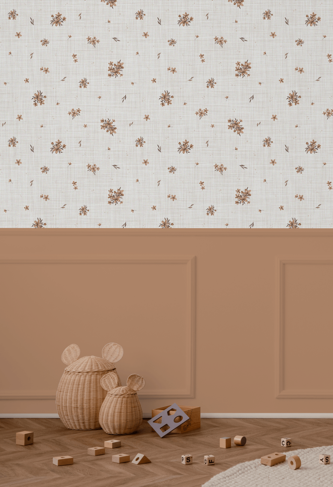 floral peel and stick removable wallpaper