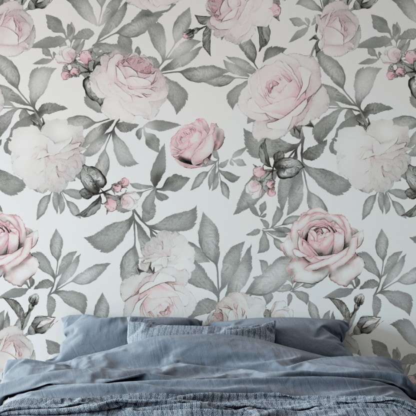 Roses removable wallpaper