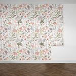 Easy to Install peel and stick large floral beautiful wallpaper