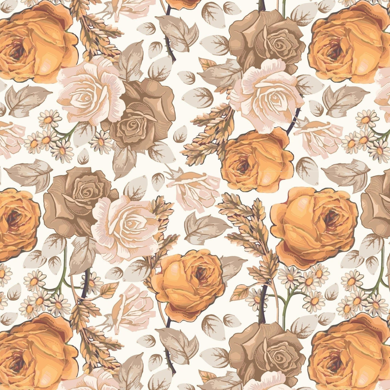Peel and Stick/Removable Wallpaper - Bohemian Design
