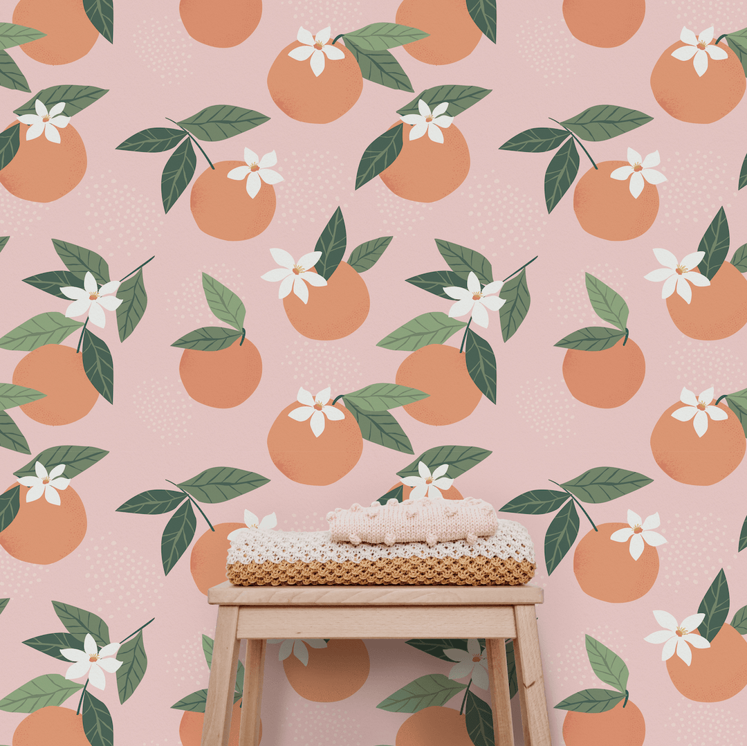 California Orange Peel and Stick Wall paper