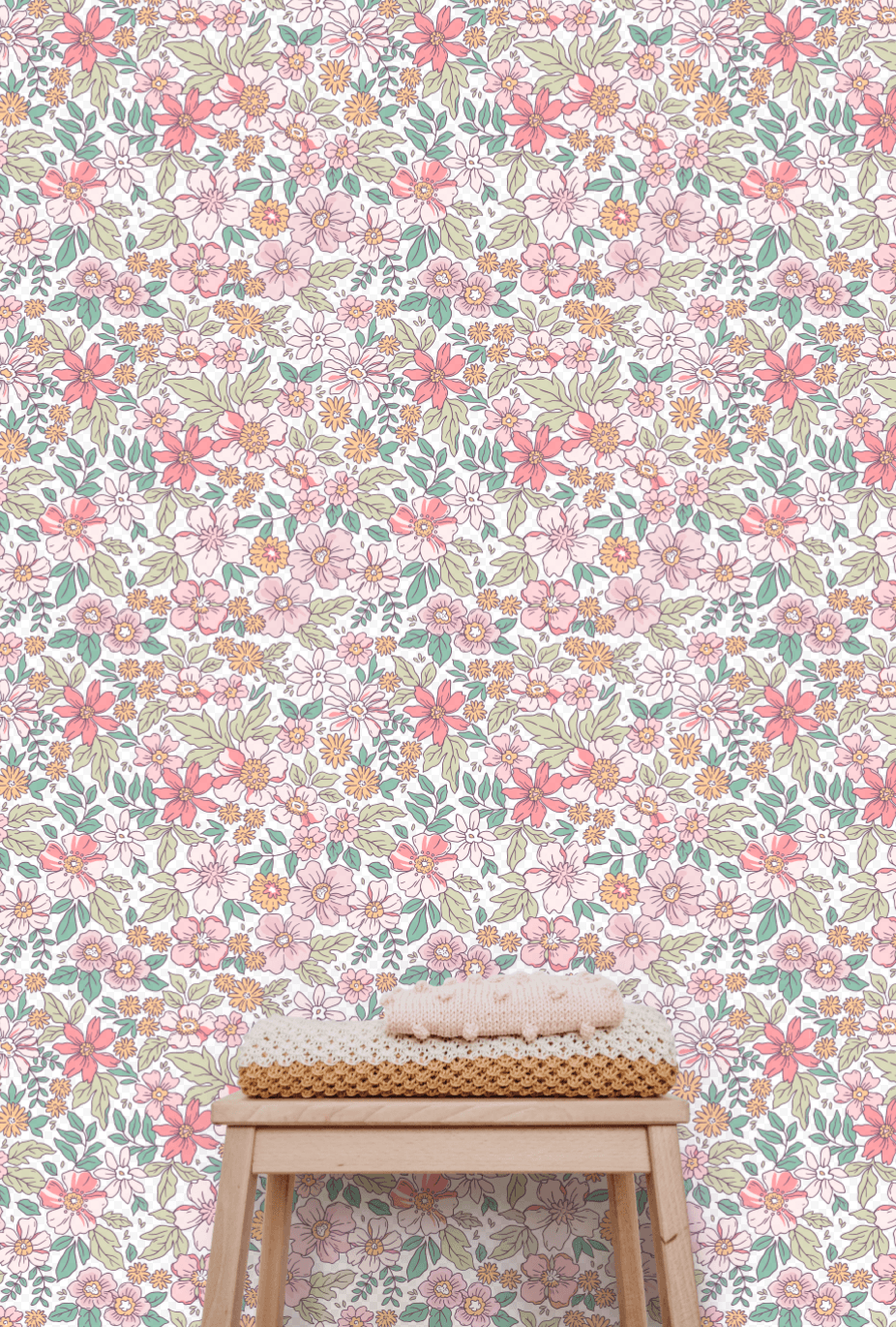 Best Ditsy Flower Peel and Stick Removable Wallpaper