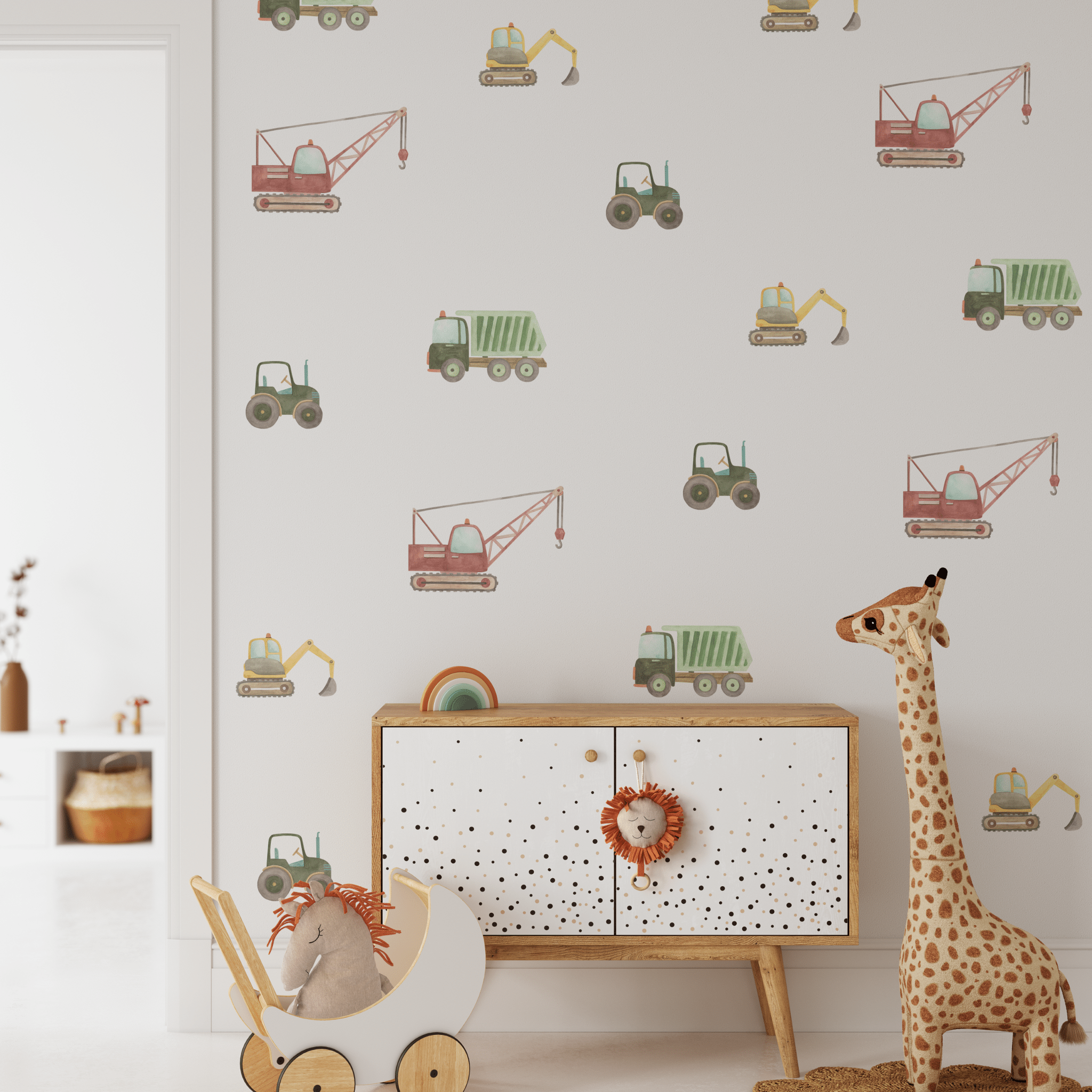 Construction Wall Stickers