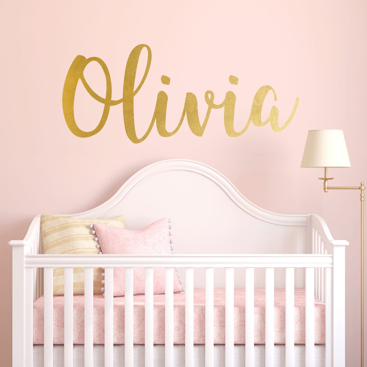 Personalized Childrens Wall Decal - Girls Name Wall Decal - Nursery Wall Decal - Personalized Name Decal - Vinyl Wall Decal