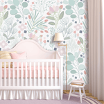Removable Wallpaper, Floral WAllpaper, Peel and stick Wallpaper, The Country Club Wallpaper, Designer Wallpaper, Wallpapers