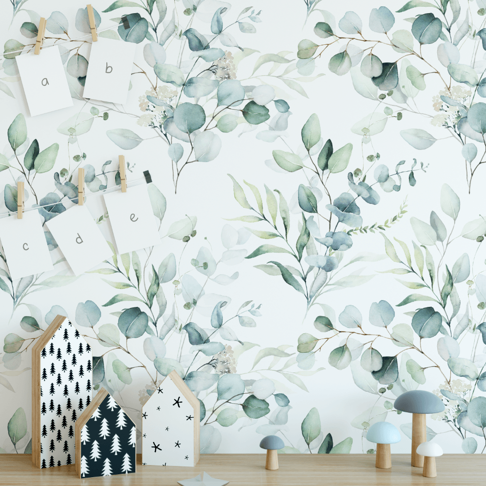 Eucalyptus Dream Wallpaper (Peel & Stick) - Rocky Mountain Decals