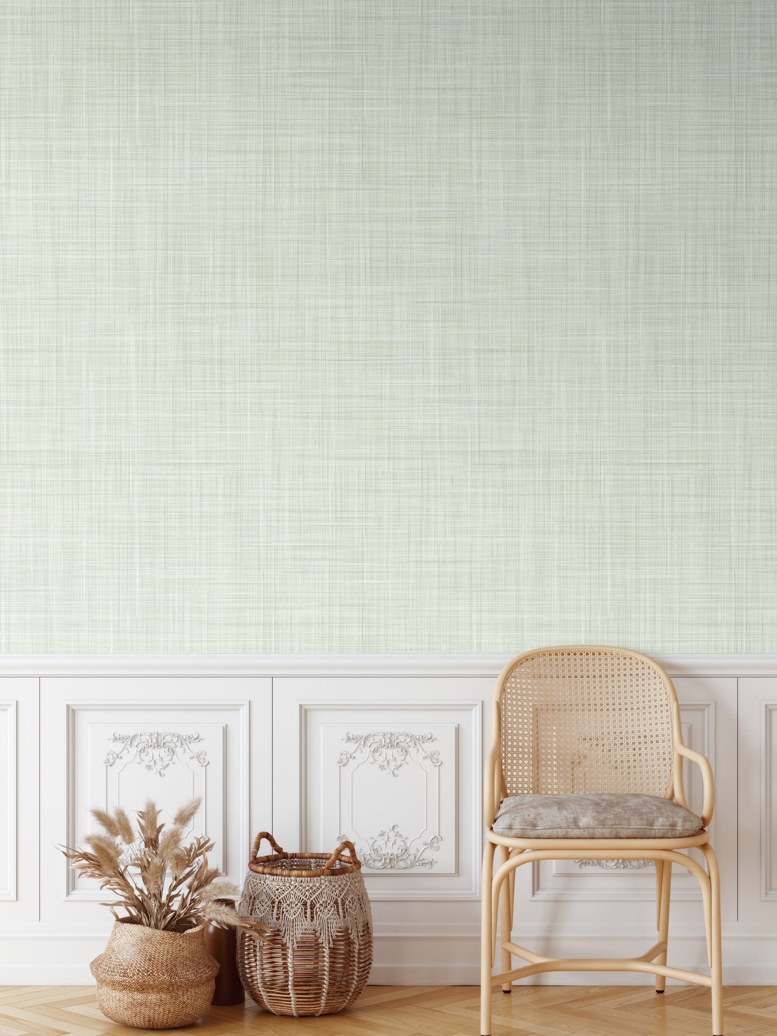green faux peel and stick removable wallpaper