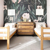 Peel and stick. Peel and stick wallpaper. Removable wallpaper. Floral Wallpaper. Boho Decor. Nursery Wallpaper
