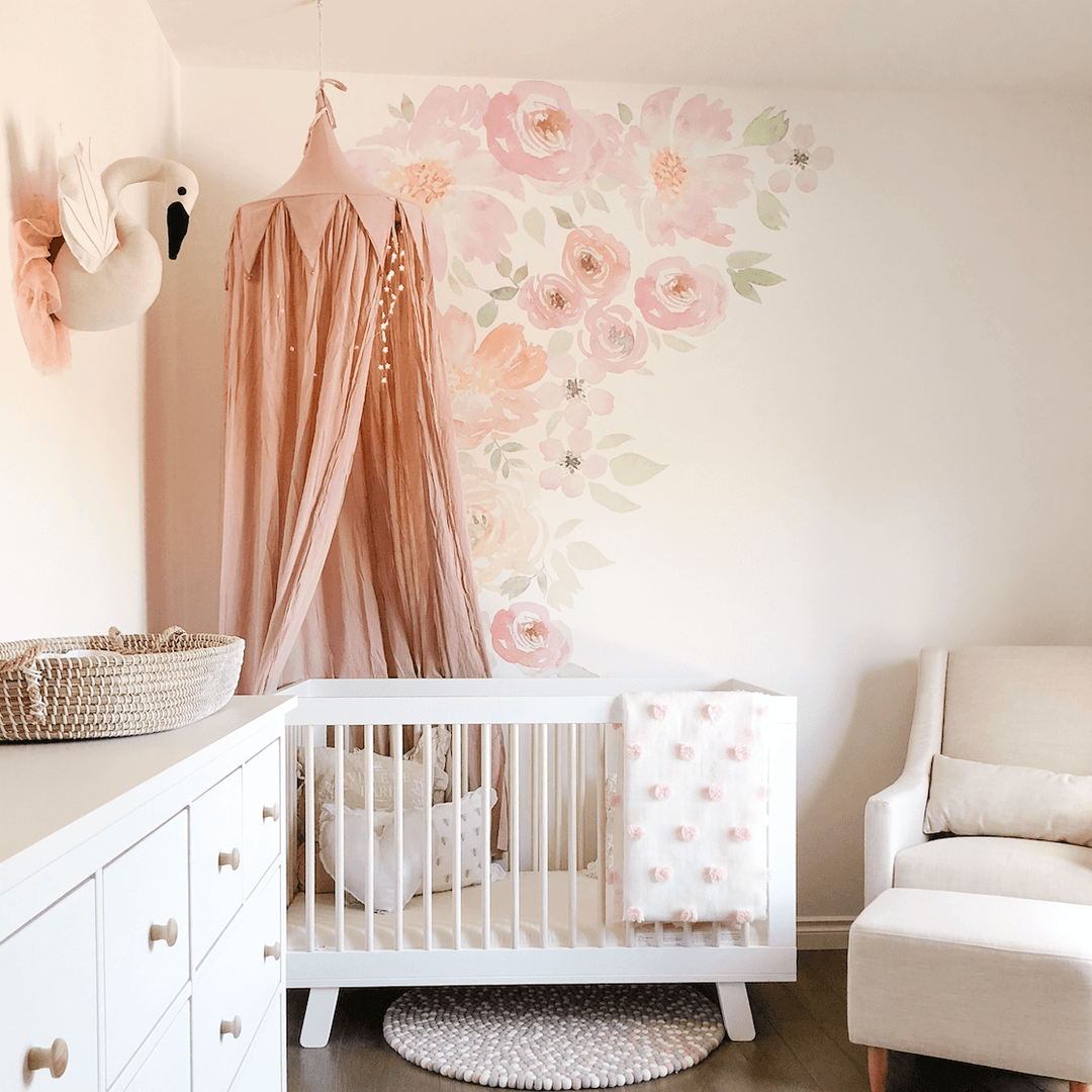 Garden Party Wall Stickers for Baby Nursery, Kids Room