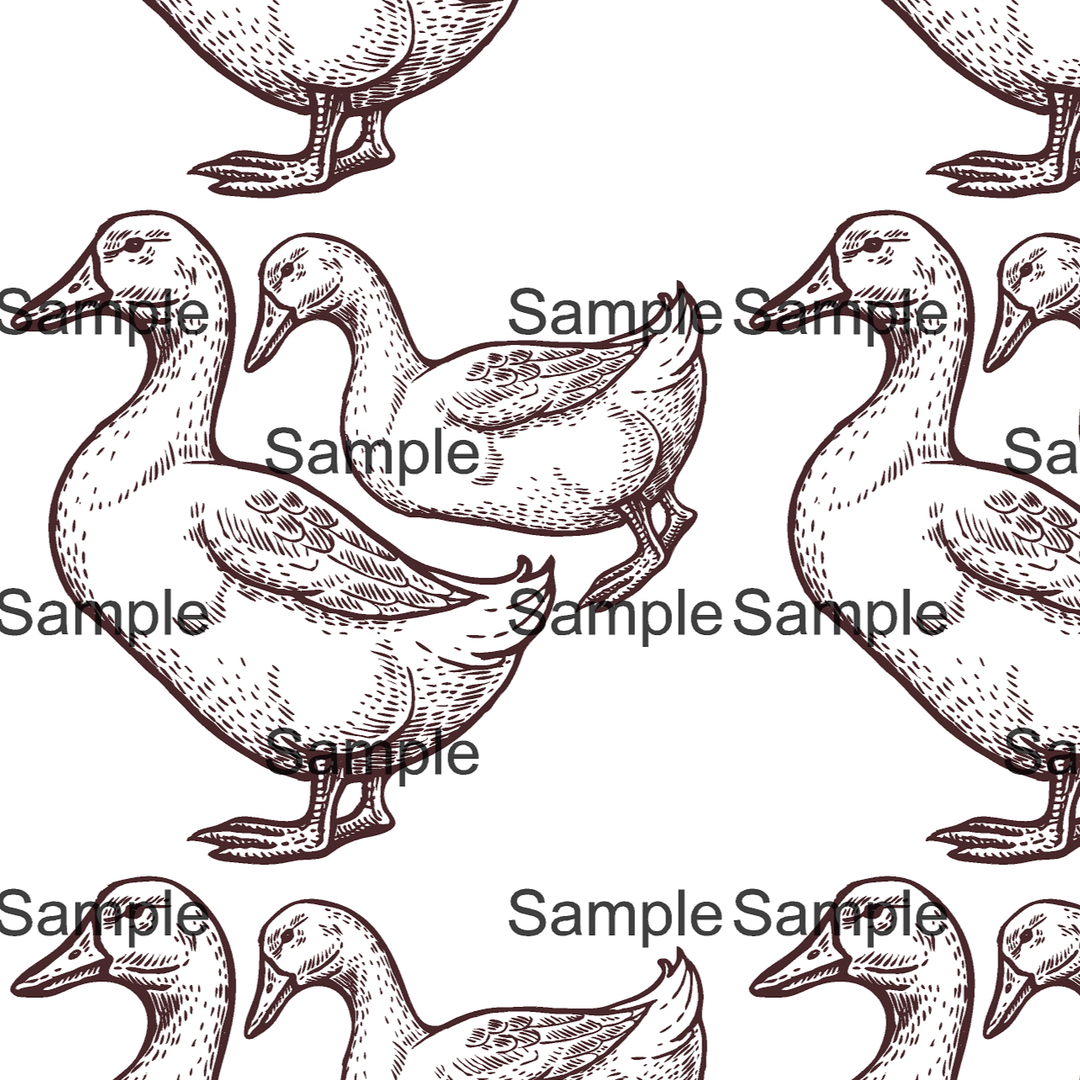 Geese Decals, Mother goose wall stickers
