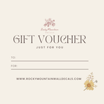 gift card to rocky mountain decals gift voucher