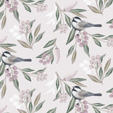 Grey Sparrow Peel and Stick Wallpaper