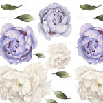 Lilac Peony Wall Stickers - Rocky Mountain Decals
