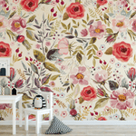 removable wallpaper for kids rooms large scale floral wallpaper