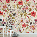 removable wallpaper for kids rooms large scale floral wallpaper