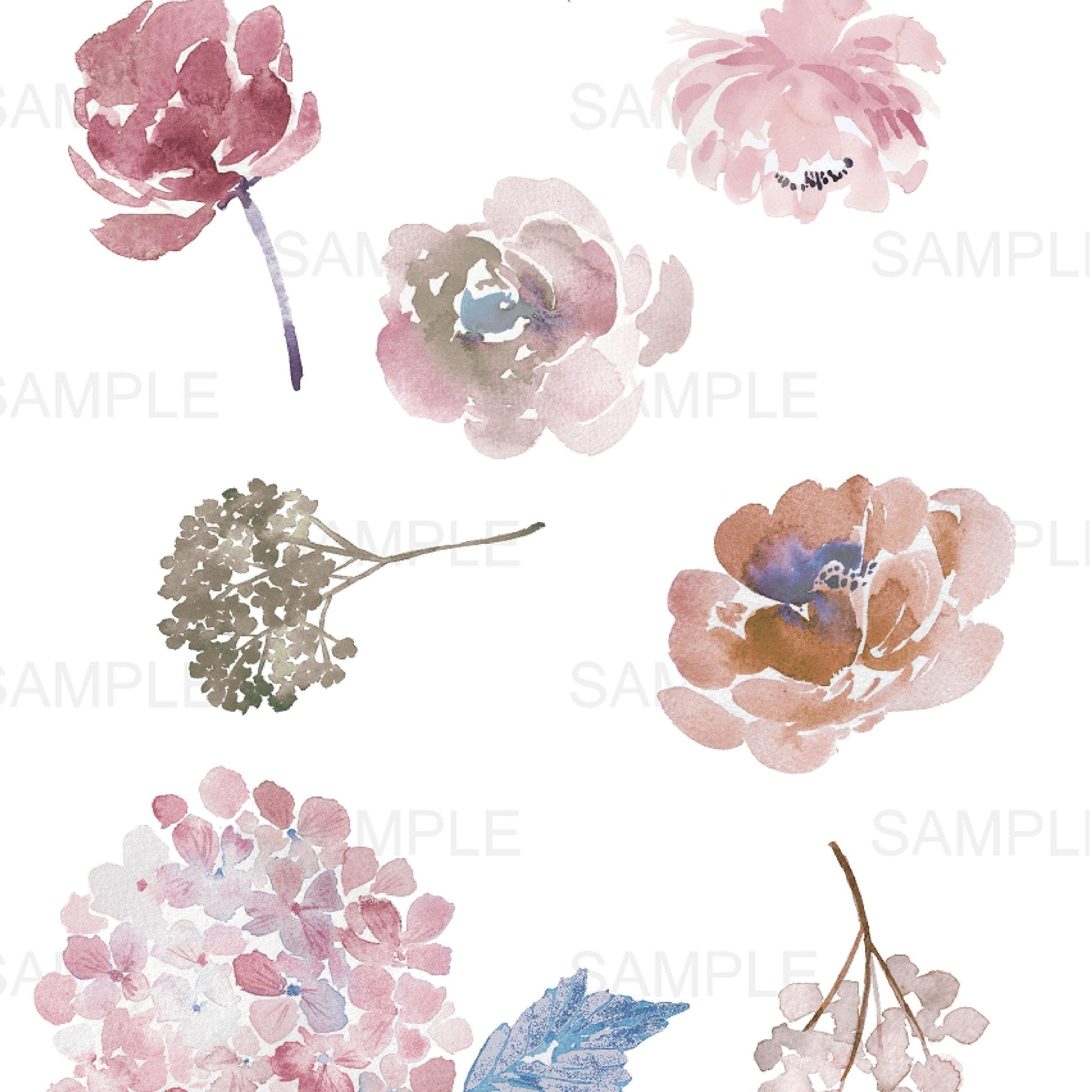 Meadow Flower Wall Stickers, floral wall decals, Rocky Mountain Decals