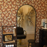 Peel and Stick Wallpaper in a trendy hair salon