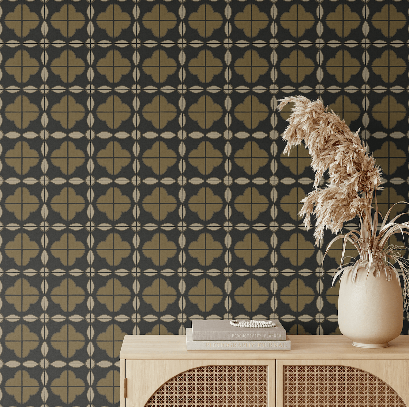 moroccan mosaic tile peel and stick wallpaper