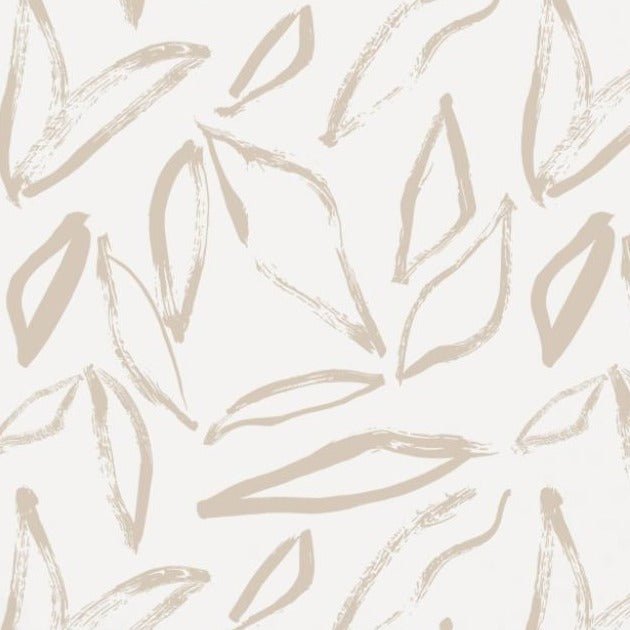 Sample of Nutmeg Leaves Removable Wallpaper
