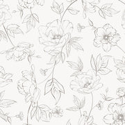 Peony Floral Peel and Stick Wallpaper