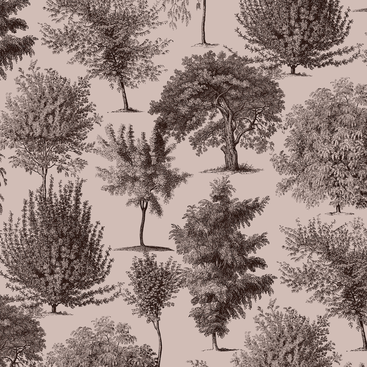dusty pink toile tree wallpaper peel and stick best removable wallpaper for wall