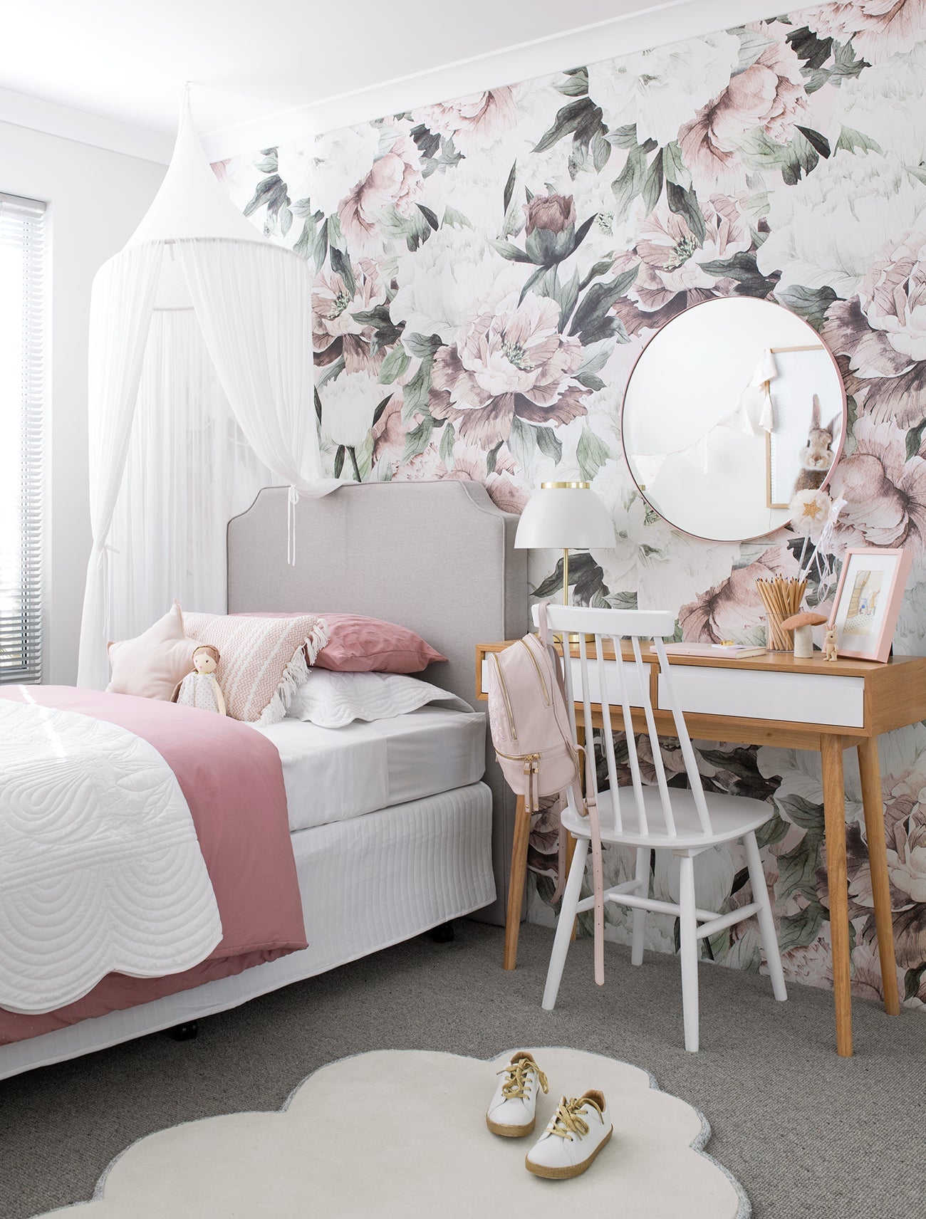 Peel and stick. Peel and stick wallpaper. Removable wallpaper. Dreaming in Pastels Wallpaper. Floral Wallpaper. Wallpapers