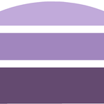 Purple arch decal, Purple ombre Rising Sun Wall Stickers, Kids Wall Decals