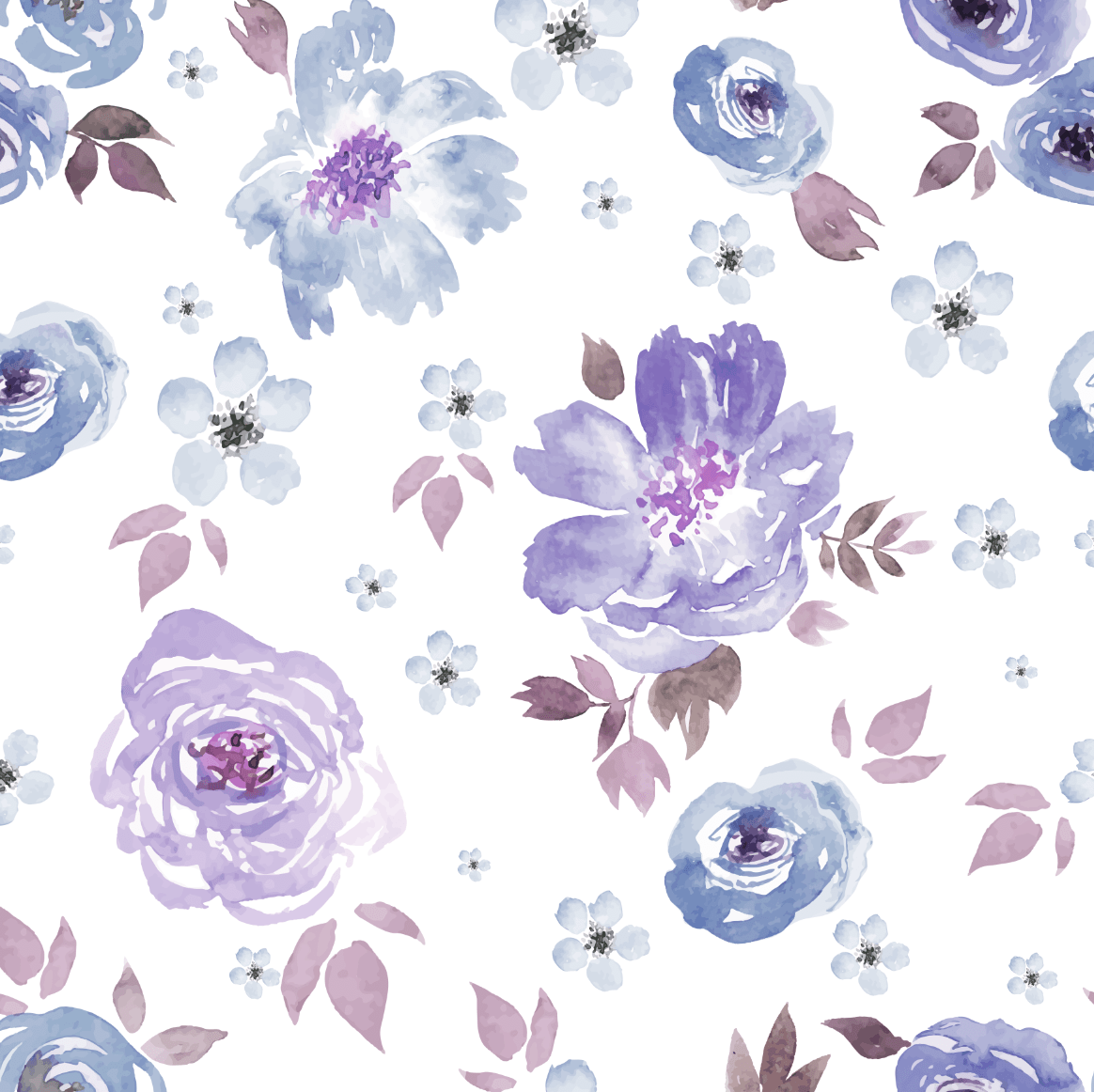 Lilac removable wallpaper