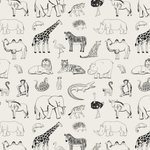 Safari Animal Wallpaper, Peel and Stick Animal Wallpaper, Peel and Stick Wallpaper, Safari Nursery Decor