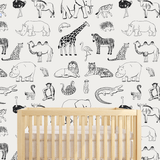 Safari Animal Wallpaper (Peel & Stick) - Rocky Mountain Decals
