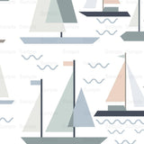 Sample for sailor sailboat peel and stick removable wall decals