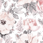 Rose and Peony Wallpaper