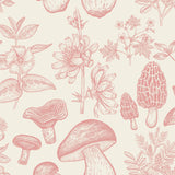 Toadstool Peel and Stick Wallpaper - Self Adhesive, Temporary and Removable