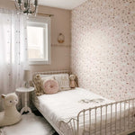 unicorn pink wallpaper, removable peel and stick wallpaper, wallpaper, wall paper