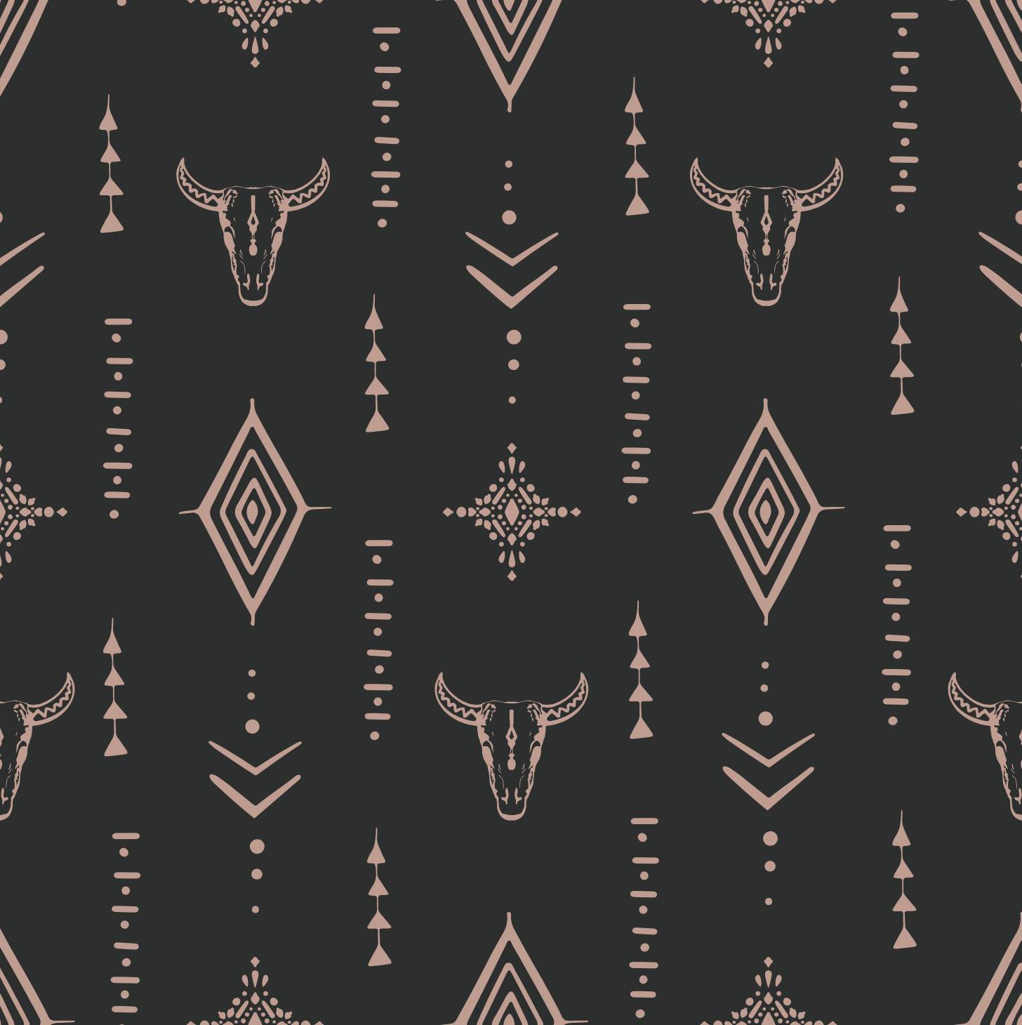 Rustic Western Pattern Aesthetic Simple Western Wallpaper: Rustic Charm for Your Home